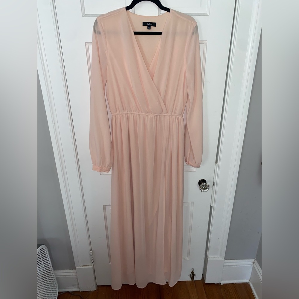 Pink Lulus Maxi Dress